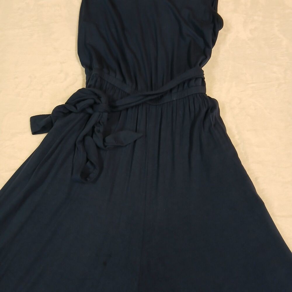 Torrid Super Soft Women Navy Blue Knit Sleeveless Jumper w/Pockets 0/Large/12 - Picture 4 of 8